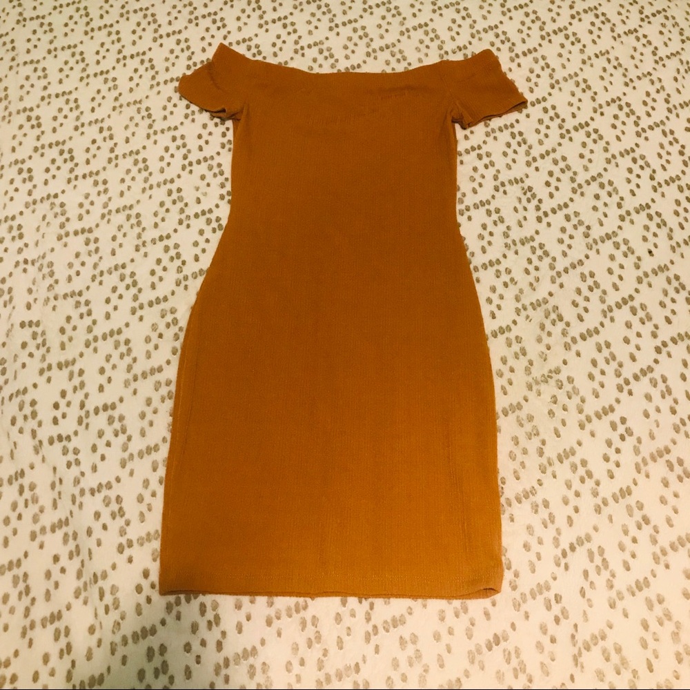 💎Off the Shoulder Orange Dress💎